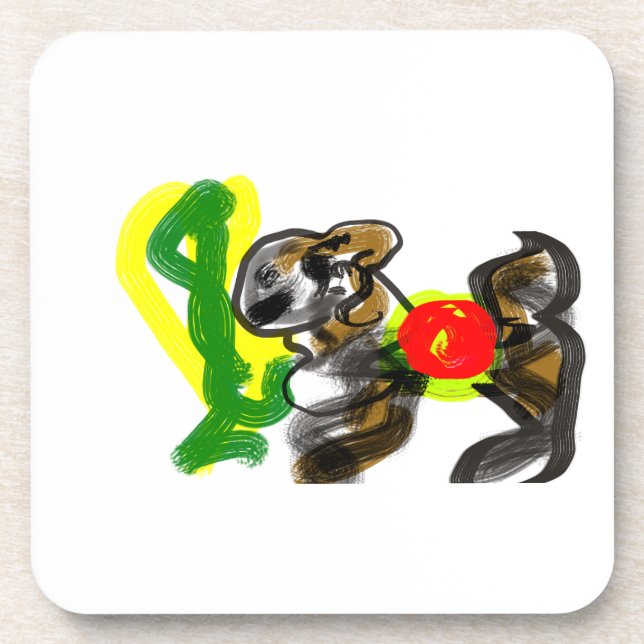 Posavasos Llama Joy cute (Frente)