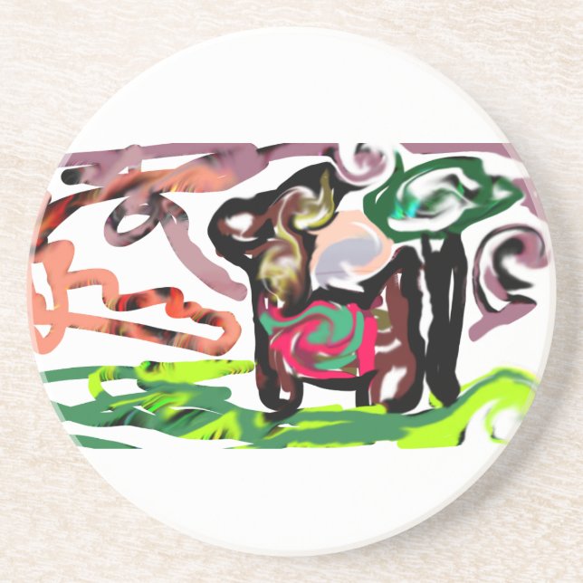 Posavasos Llama Lazy (Frente)