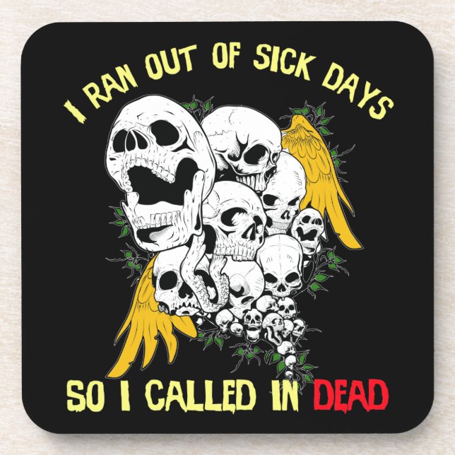 Posavasos Llamado muerto (Frente)