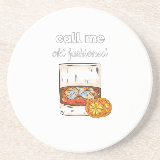 Posavasos Llámeme pasado de moda (Frente)