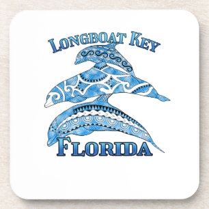 Posavasos Llave de bote larga en Florida Vacantes delfines t