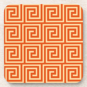 Posavasos Llave griega, mandarina