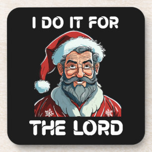 Posavasos Lo Hago Por El Señor Regalo De Navidad Cristiano