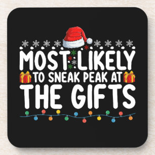 Posavasos Lo Más Probable Es Escabullirse En Los Navidades D