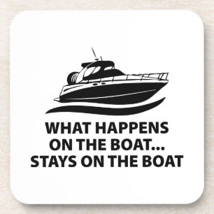 Posavasos Lo Que Pasa En El Barco... Se Queda En El Barco