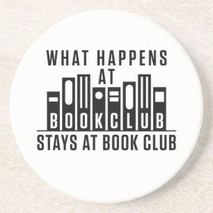 Posavasos Lo que pasa en el club de libros se queda en el cl