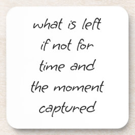 Posavasos Lo que queda de la escoria de plástico dura