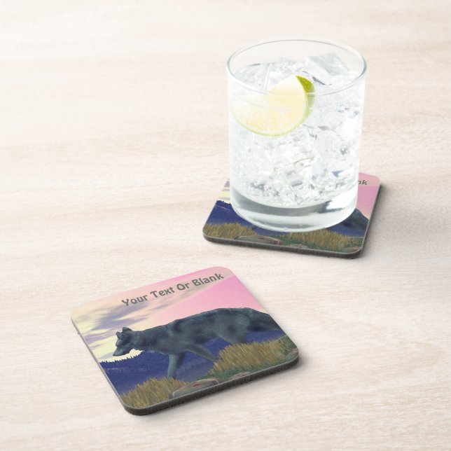 Posavasos Lobo de Alto País (Lado Derecho)