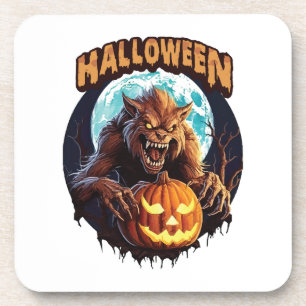 Posavasos Lobo humano de Halloween