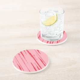 Posavasos Lobo rosa rápido de toda la ciudad de Nueva York