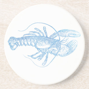 Posavasos Lobster azul