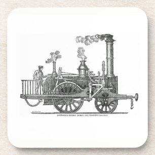 Posavasos Locomotora de vapor temprano