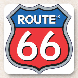 Posavasos Logo de la ruta 66