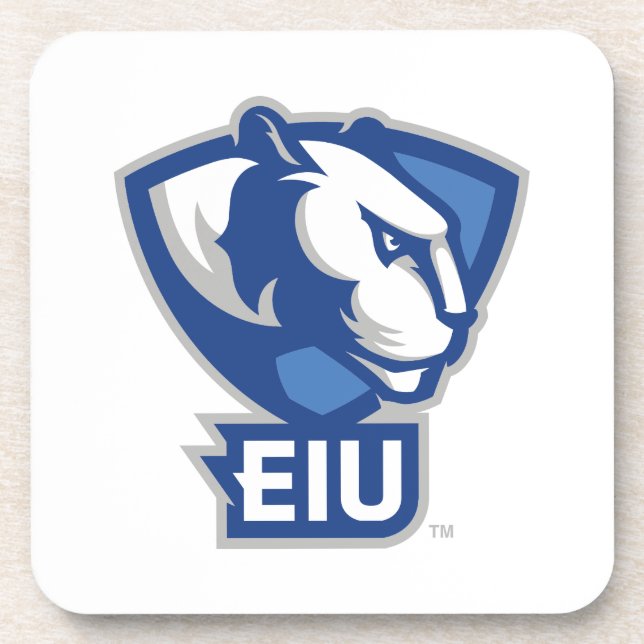 Posavasos Logo de Panthers University del Este de Illinois (Frente)