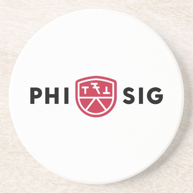 Posavasos Logo de Phi Sigma Kappa (Frente)
