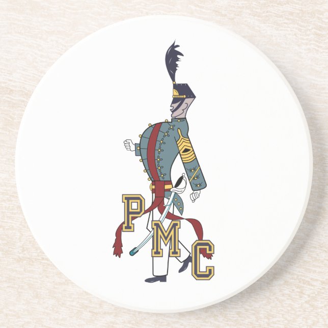 Posavasos * Logo de Sandstone Drink Coaster con el Proud Cad (Frente)