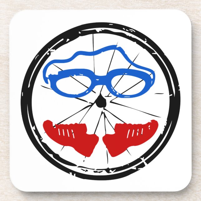 Posavasos Logo de Triathlon Freak (Frente)