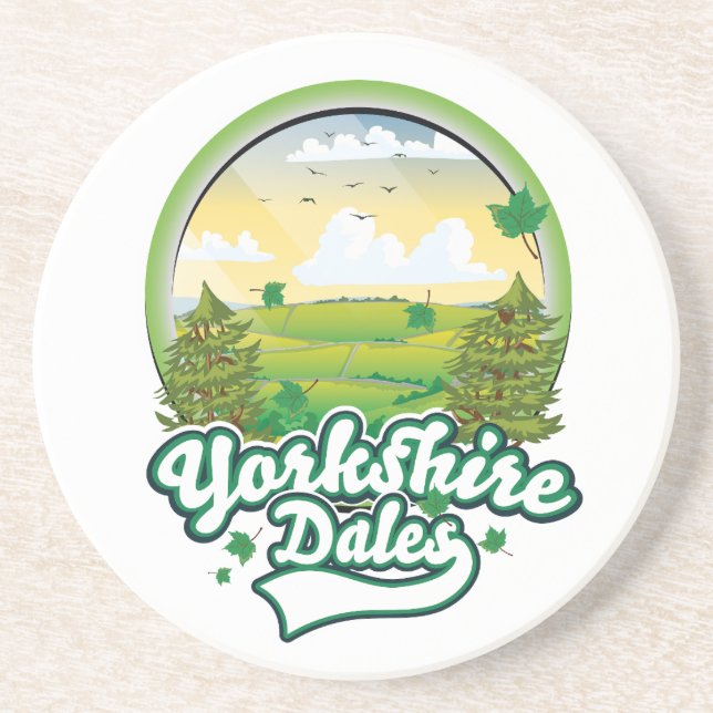 Posavasos Logo de Yorkshire Dales Travel (Frente)