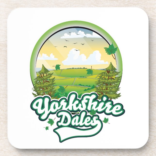 Posavasos Logo de Yorkshire Dales Travel (Frente)