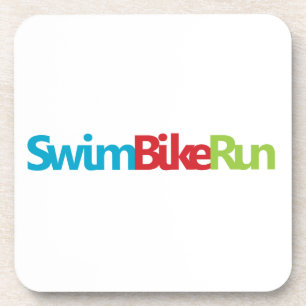 Posavasos Logo genial de Triatlón para todos los amantes del