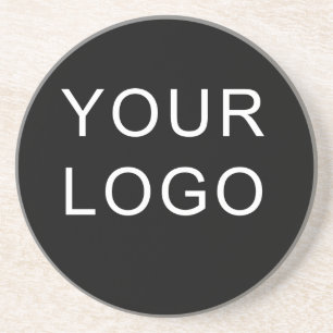 Posavasos Logotipo corporativo de Personalizable sencillo
