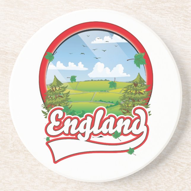 Posavasos logotipo de England Travel (Frente)