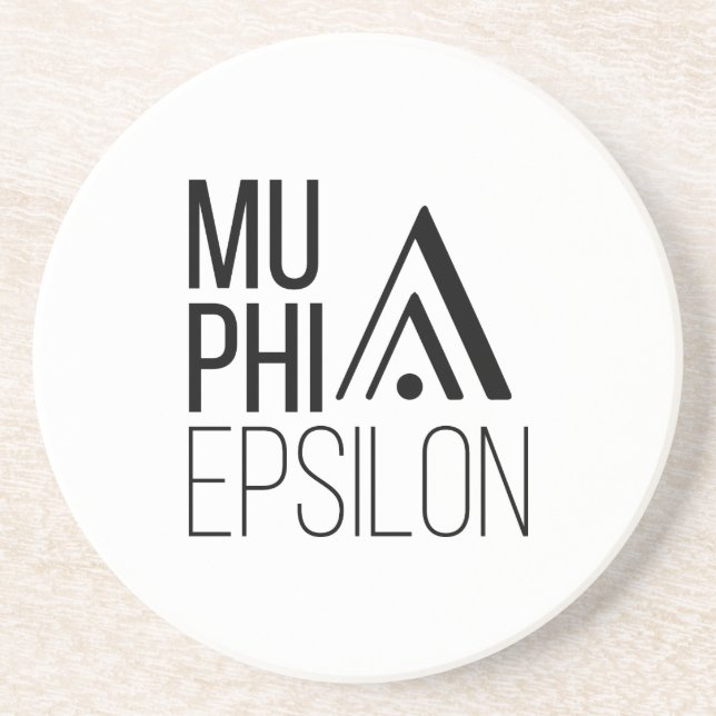 Posavasos Logotipo de Mu Phi Epsilon (Frente)