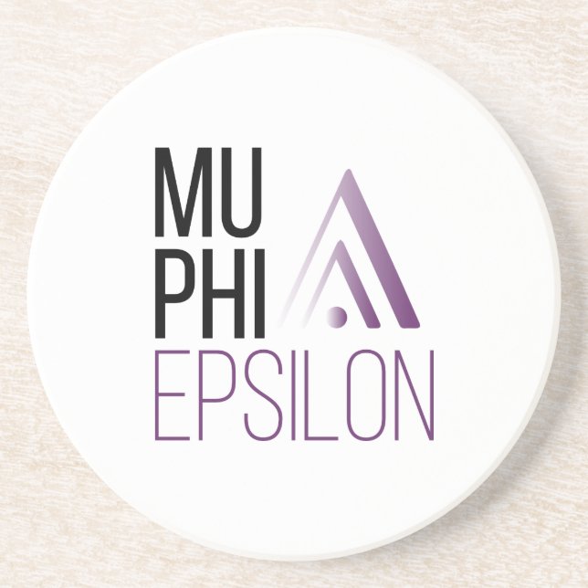 Posavasos Logotipo de Mu Phi Epsilon (Frente)
