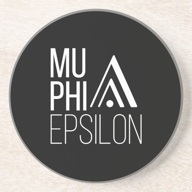 Posavasos Logotipo de Mu Phi Epsilon (Frente)