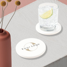 Posavasos Logotipo de negocio Simple Limpieza Mínimo Arenisc