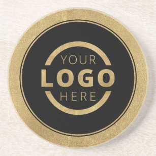 Posavasos Logotipo de promoción de negocios para personaliza