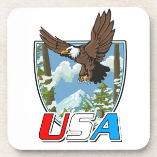 Posavasos logotipo de USA Patriot