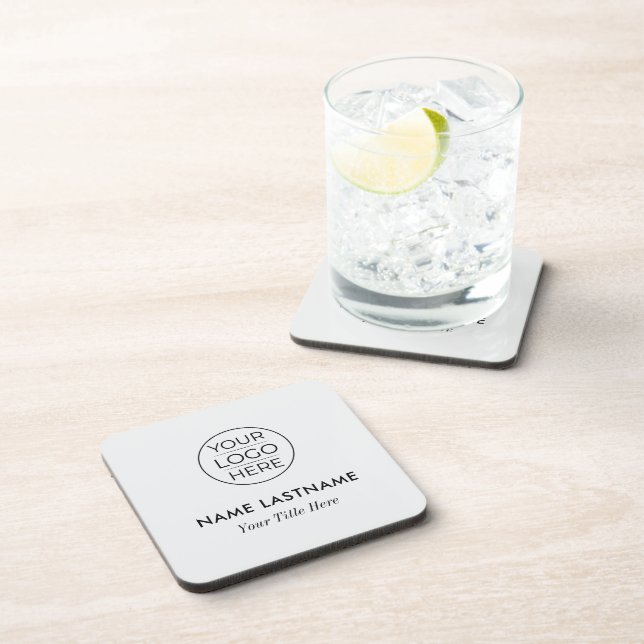 Posavasos Logotipo Empresarial Moderno (Lado Derecho)