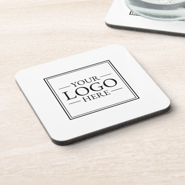 Posavasos Logotipo Empresarial Personalizado (Lado Izquierdo)