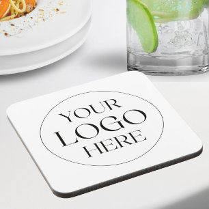 Posavasos Logotipo Empresarial Personalizado Simple