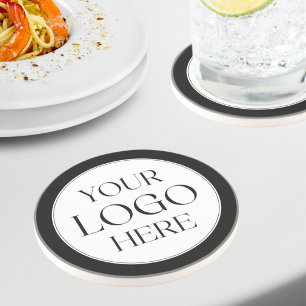 Posavasos Logotipo Empresarial Personalizado Simple