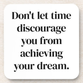 Posavasos Lograr su sueño duro de montaña de plástico