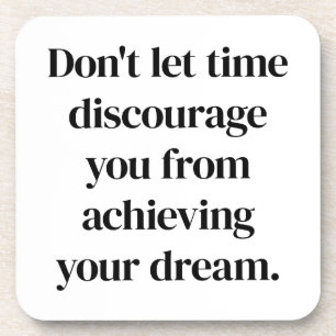 Posavasos Lograr su sueño duro de montaña de plástico