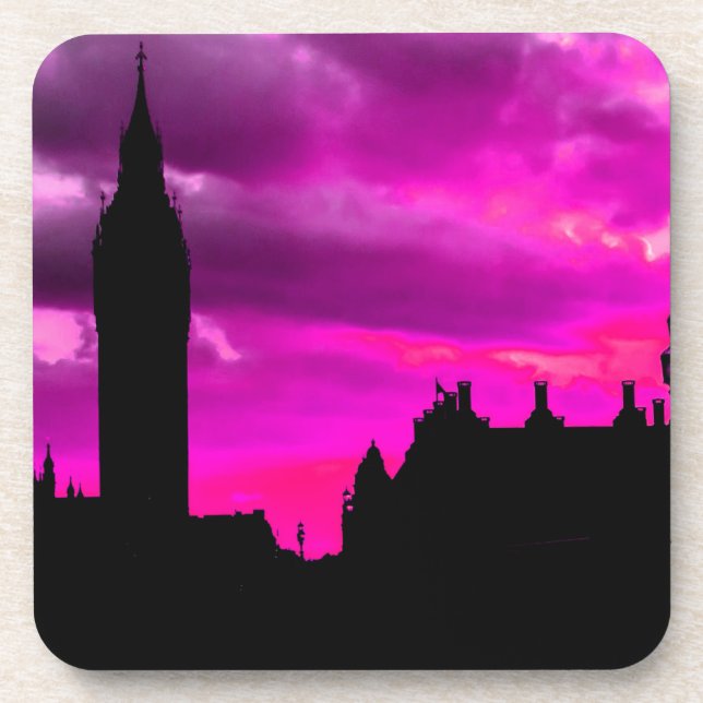 Posavasos London City Sunset (Frente)