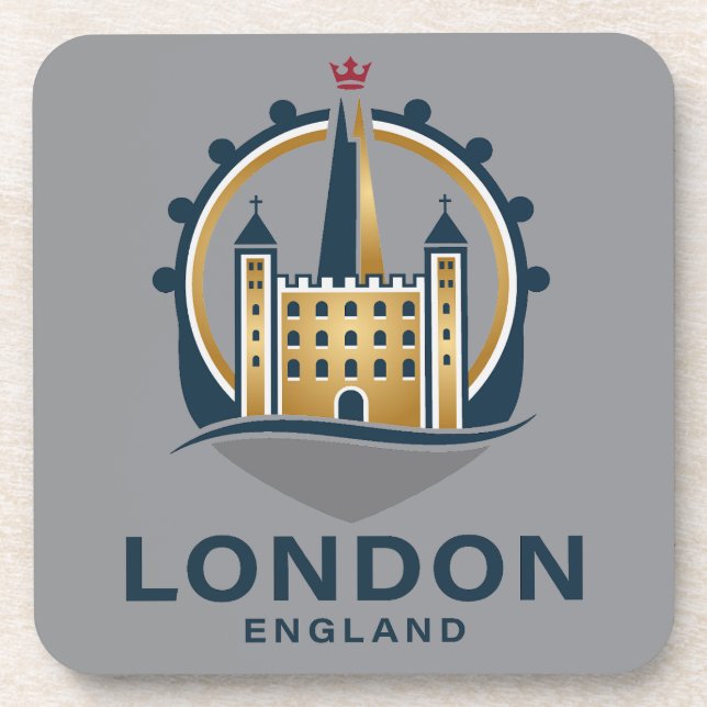 Posavasos Londres Inglaterra Gran Bretaña (Frente)