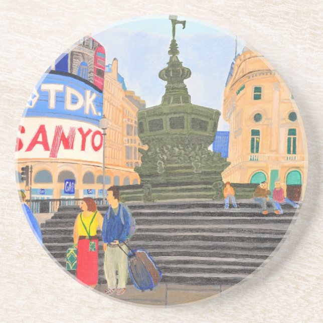 Posavasos Londres, Piccadilly Circus (Frente)