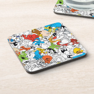 Posavasos LOONEY TUNES™ Color Pop Pattern