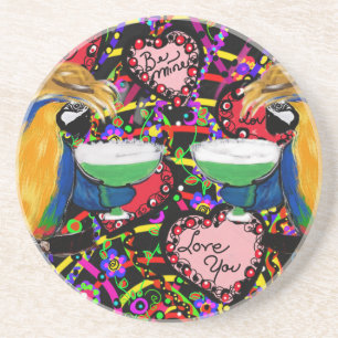 Posavasos Loritos de San Valentín