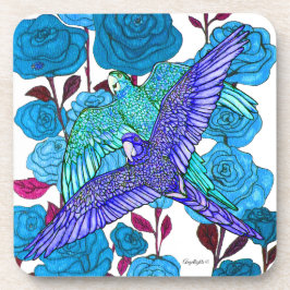 Posavasos Loros Azules
