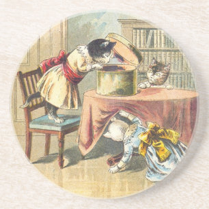 Posavasos Los 3 pequeños gatitos: Búsqueda para las manopl