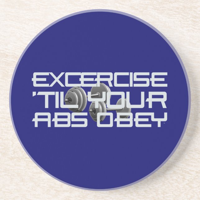 Posavasos Los ABS SUPERIORES obedecen (Frente)