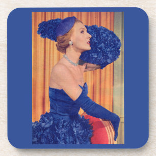 Posavasos Los años 1950 son hermosos en azul