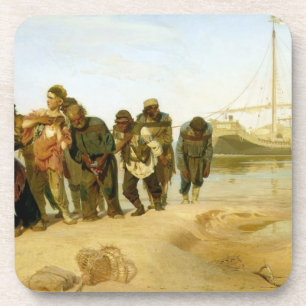 Posavasos Los barqueros en el Volga, 1870-73
