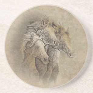 Posavasos Los caballos