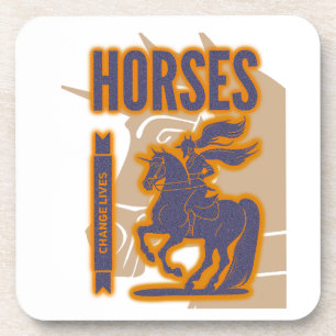 Posavasos 'Los caballos cambian vidas